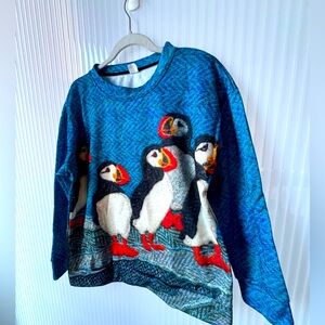 Puffin Print Crewneck
